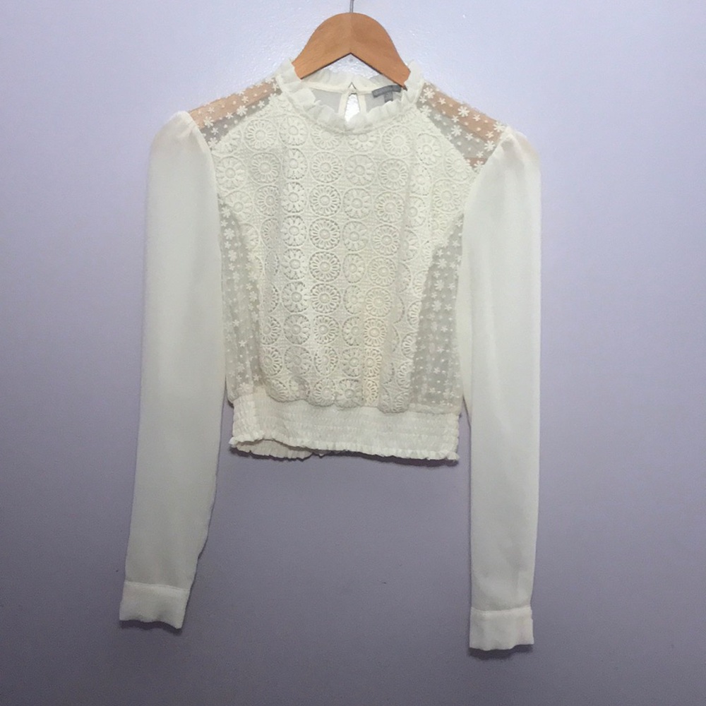 Cropped Charlotte Russe mock neck